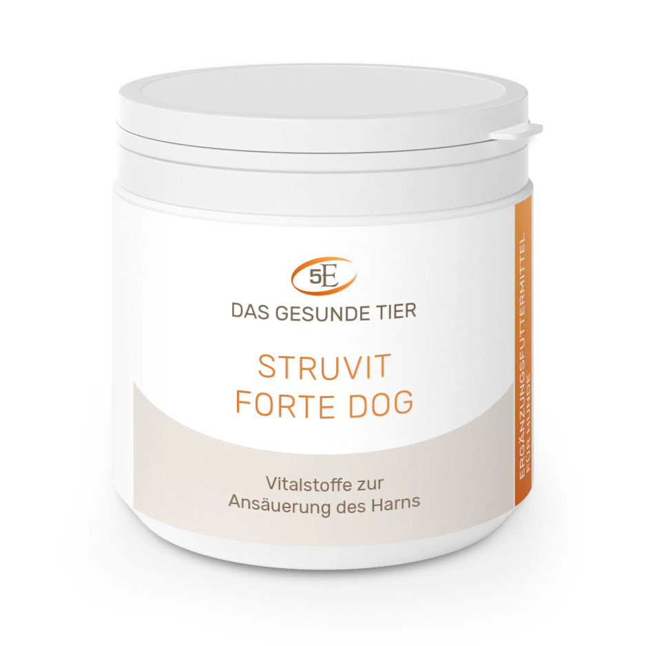 5 Elemente STRUVIT FORTE CHIEN Complément alimentaire pour chiens pour acidifier l'urine