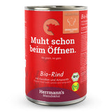 Herrmann's : Pâtée Chien Adult Bœuf bio avec Carottes et Amarante