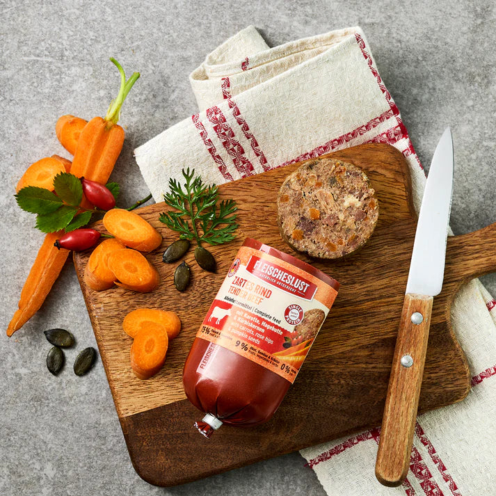 Fleischeslust : Classic Bœuf tendre avec Carottes, Cynorrhodon & Graines de courge