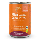 Herrmann's : Dog Adult Dinde bio avec Légumes racines, Pommes de terre et Fenouil