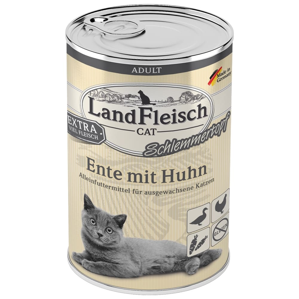 LandFleisch Cat Délice gastronomique Canard & Poulet
