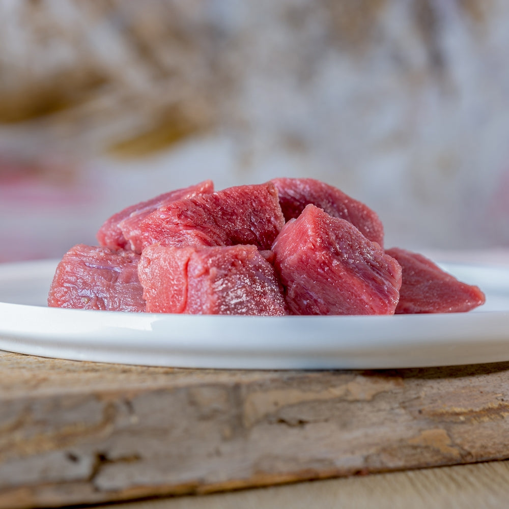 Barfgold Viande de muscle de bœuf maigre en dés