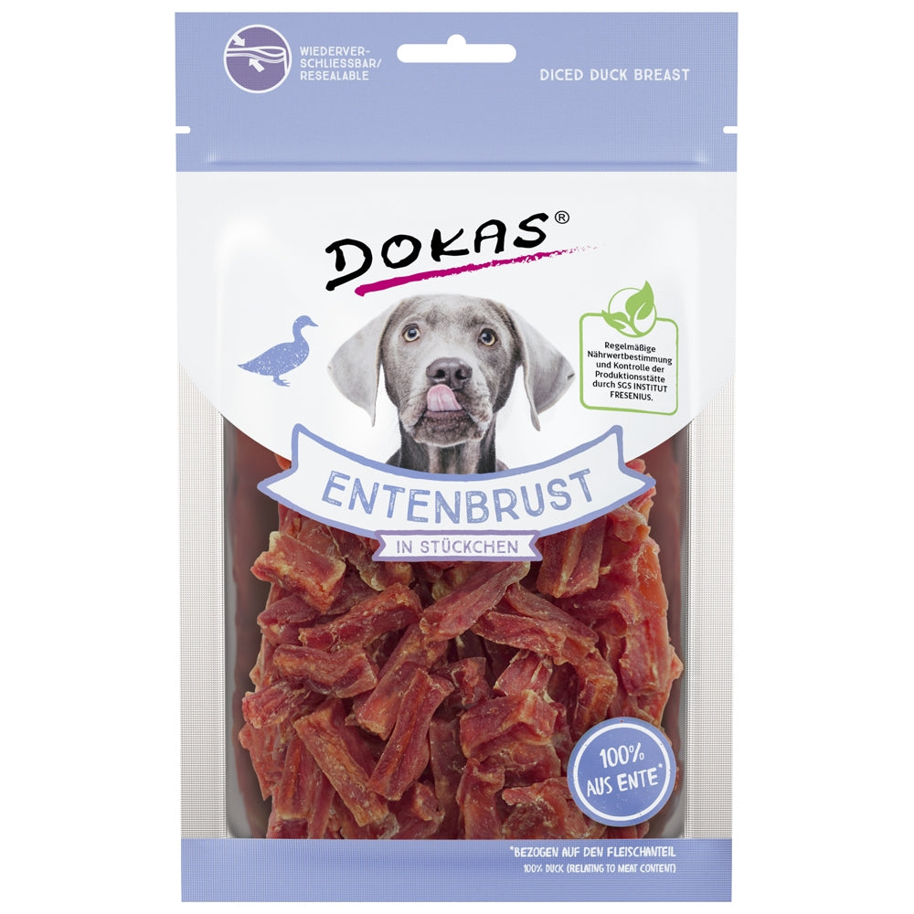 Dokas : Dog Poitrine de canard en morceaux