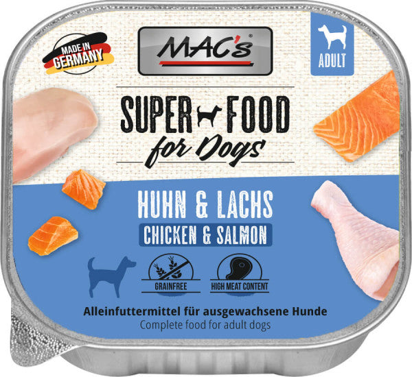 Mac's : Dog Saumon & Poulet
