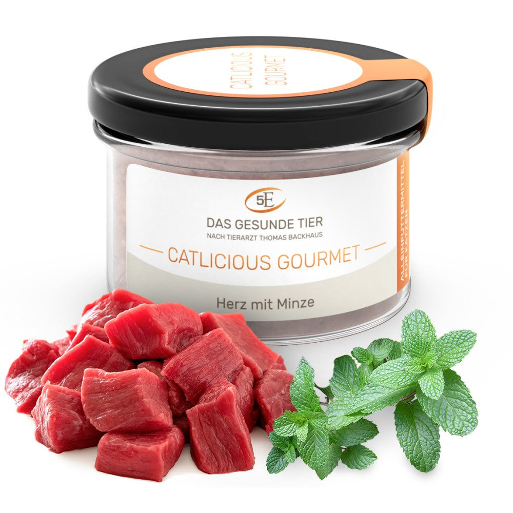 Das Gesunde Tier Catlicious Gourmet Herz mit Minze