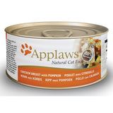 Applaws : Pâtée Chat Adulte Poitrine de poulet & Potiron
