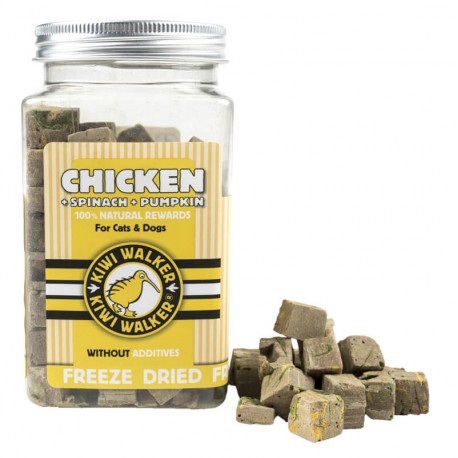 Kiwi Walker Freeze-dried Chicken Liver + Spinach + Pumpkin