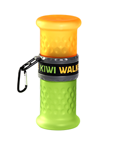 Kiwi Walker Travel Bottel 2in1 Orange/Green
